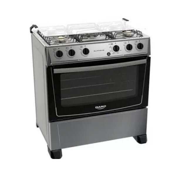 Cocina Dako 5H Glass con Horno - Supreme Timer Titanium - Merkamax