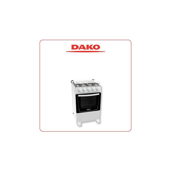 Cocina a Gas DAKO Amazonas 4 Hornallas Negro